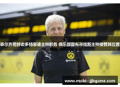 泰尔齐奇辞去多特蒙德主帅职务 俱乐部宣布寻找新主帅接替其位置